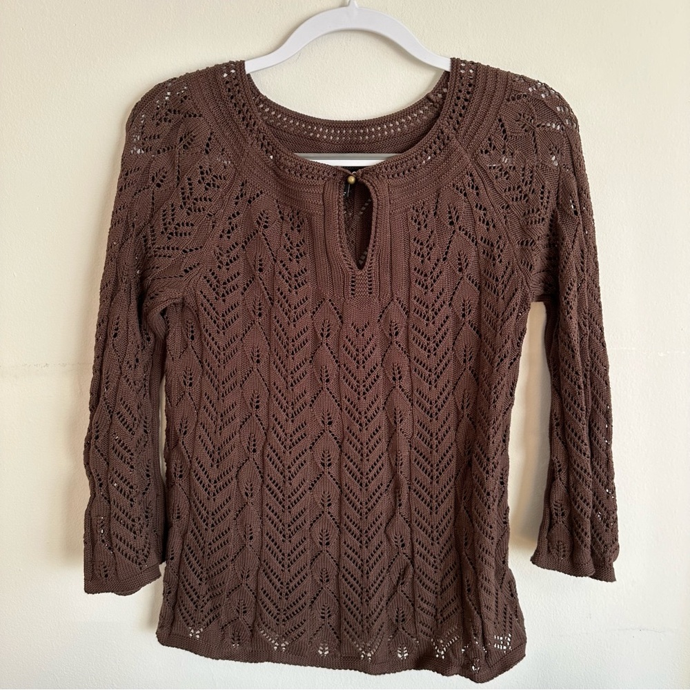 Talbots Brown Sweater - image 1